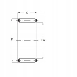Złożenie igiełkowe K28x33x13 MTM x 1 sztuka
