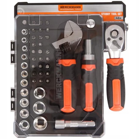Zestaw narzędzi krótkich werckmann 46 elementy
