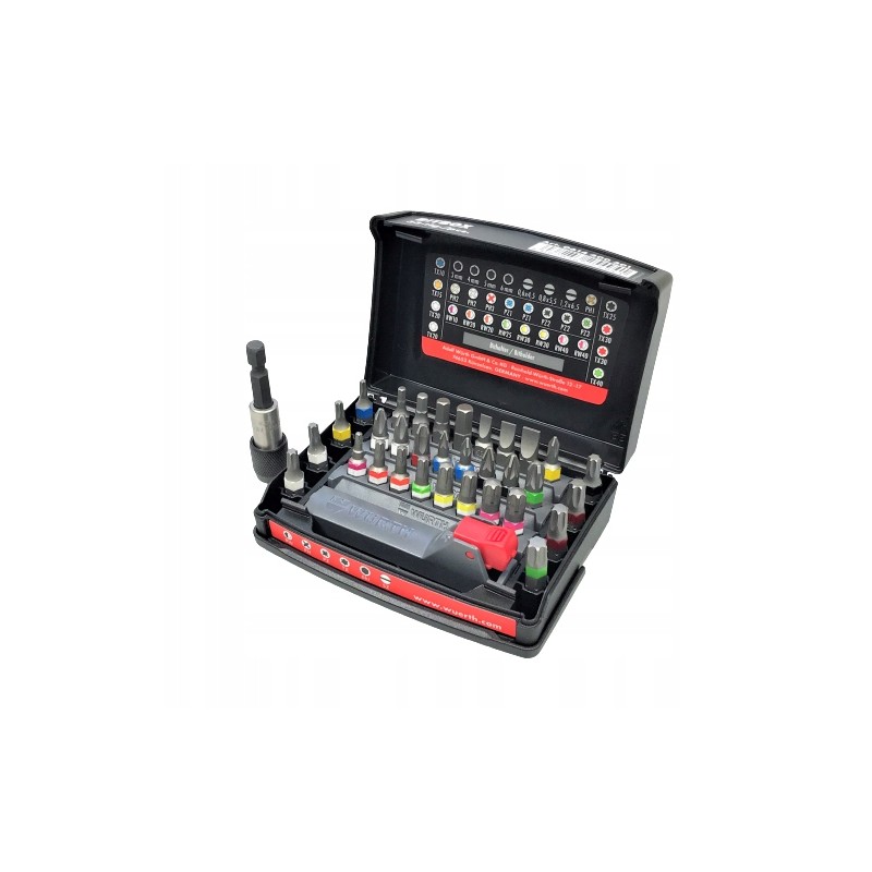 WURTH ZESTAW BITÓW 1/4” 33 ELEMENTY W KASECIE BITBOX