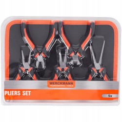 Zestaw szczypiec roboczych Werckmann 5 sztuk w etui