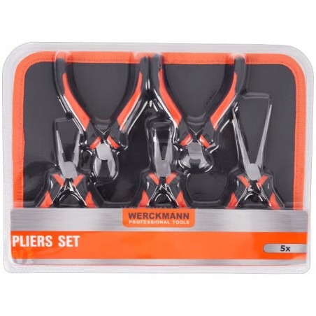 Zestaw szczypiec roboczych Werckmann 5 sztuk w etui