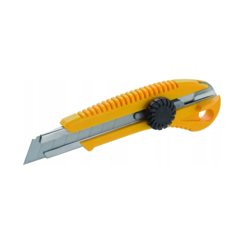 Nóż na ostrza łamane 18 mm metalowe prowadzenie ze śrubą MN-63-022