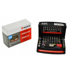 WURTH ZESTAW BITÓW 1/4” 33 ELEMENTY W KASECIE BITBOX
