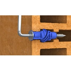 Rawlplug Kołek uniwersalny 6x30 mm z hakiem kątowym x 10 sztuk