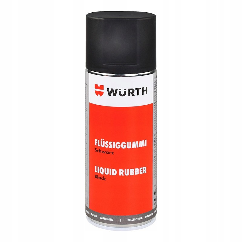 Wurth Guma w płynie czarna spray 400ml (0893198211)