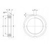 Nakrętka łożyskowa KM06 38x45x7 M30x1,5