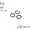 Podkładka nierdzewna A2 M5 DIN 125 INOX x20 sztuk