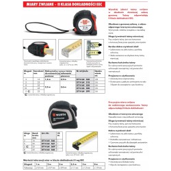 Wurth Miarka taśma miernicza 8m 25mm miara zwijana (071464568)