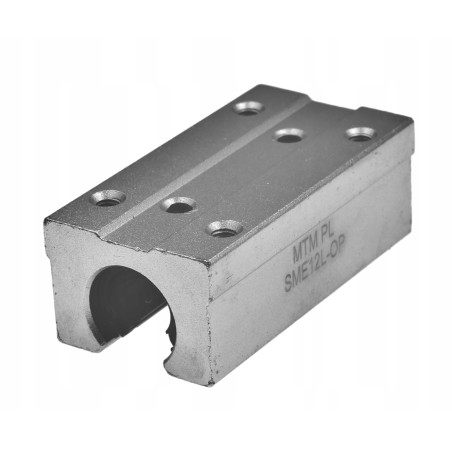 Łożysko liniowe otwarte w obudowie SME12L-OP LONG