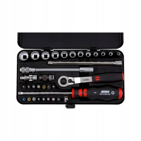 Wurth Zestaw klucz nasadowych wieloprofilowych 1/4″ 32 sztuki (096501434)