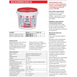 WURTH Klej stolarski do drewna klasy D3 - 500 gramów