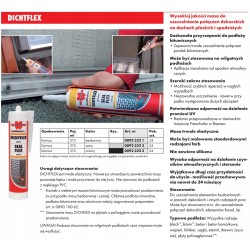 WURTH Szczeliwo dekarskie Dachflex - uszczelniacz bezbarwny 310ml
