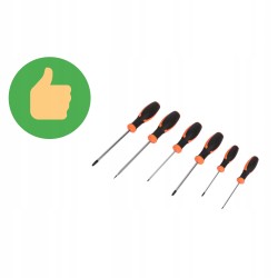 Śrubokręty Werckmann 6 sztuk Komplet wkrętaków z uchwytem