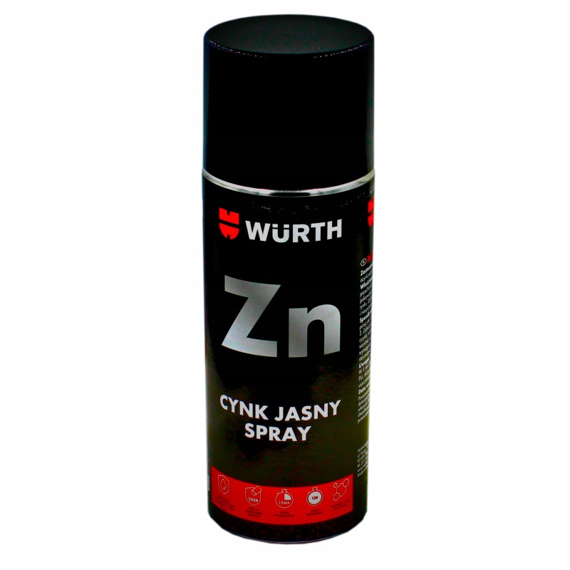 Wurth Cynk Spray Cynkowy Antykorozyjny Jasny 400ml (5893113114)