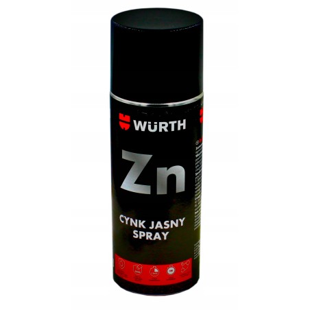 Wurth Cynk Spray Cynkowy Antykorozyjny Jasny 400ml (5893113114)