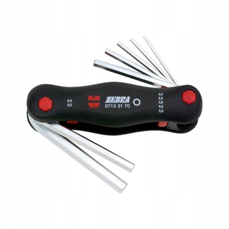Wurth Zestaw kluczy imbusowych 7 sztuk ZEBRA (07153170)