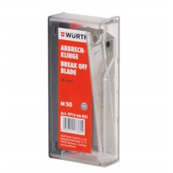 WURTH Ostrze do noży, stand. 18MM SAFETYBOX 50szt.