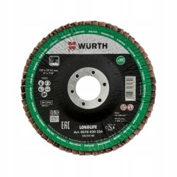 Wurth Listkowa tarcza szlifierska do stali szlachetnej G80 125mm x1sztuka