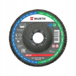 Tarcza lamelowa do stali węglowej/nierdzewnej Wurth G40 125x22,23mm x1szt