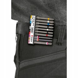 Wurth Zestaw Bitów długich 1/4" PH PZ TX RW 10 elementów (0614250020)