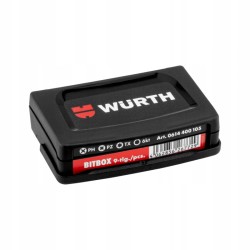 Wurth Zestaw Bitów 1/4" PH PZ TX Uchwyt 9 elementów (0614400105)