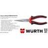 Wurth Szczypce półokrągłe ZEBRA DIN ISO 5745 (071401557)