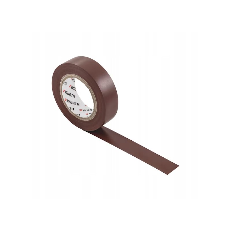 Wurth Taśma izolacyjna do instalacji elektrycznych brązowa x 10 sztuk