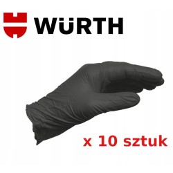 Wurth Rękawice nitrylowe bezpudrowe rozmiar XL x10 sztuk