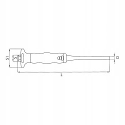 WURTH Zestaw wybijaków FI2-6MM NEW 5 elementów - idealny do broni