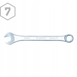 Klucz płasko oczkowy krótki 7 SW7 Wurth Zebra