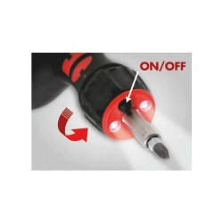 Wurth Wkrętak z grzechotką z uchwytem pistoletowym i magazynkiem na bity