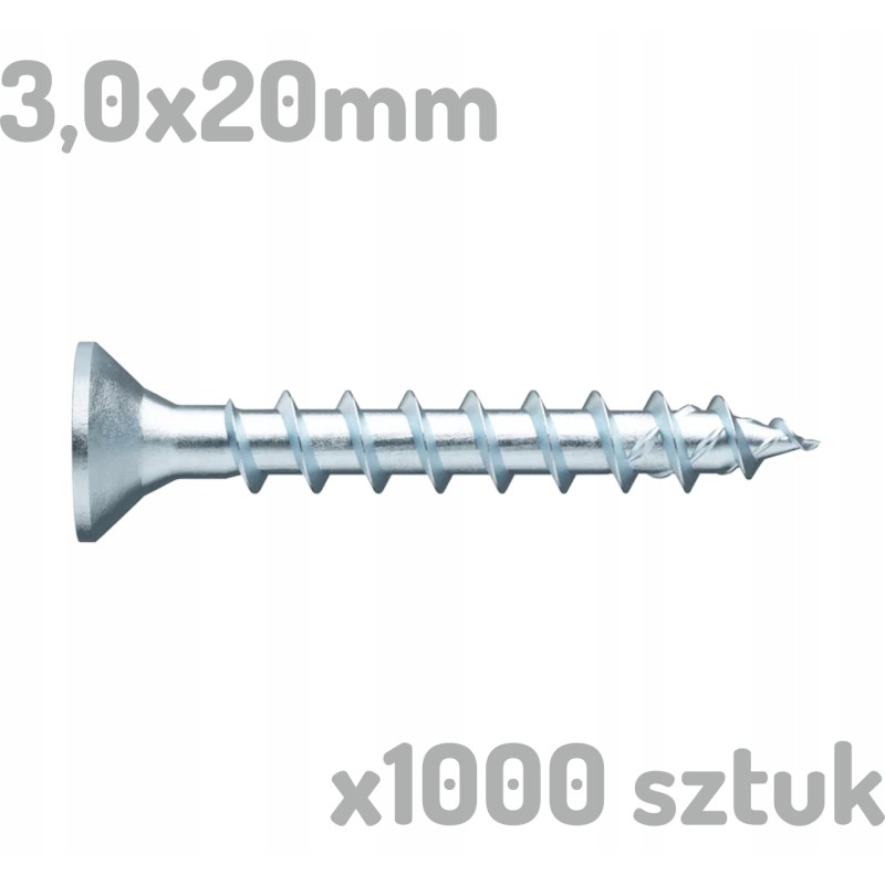 Wurth ASSY 4 CS 3x20mm 0190 03020 x1000 sztuk