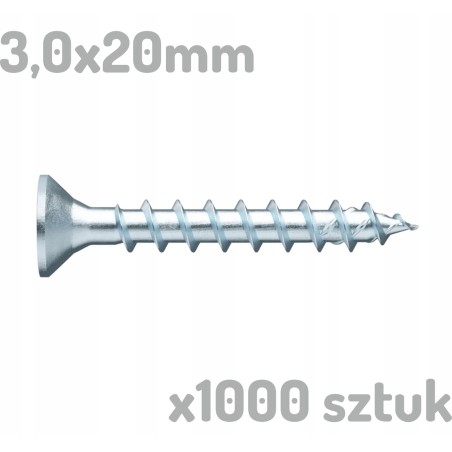 Wurth ASSY 4 CS 3x20mm 0190 03020 x1000 sztuk