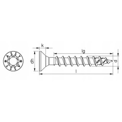 Wurth ASSY 4 P CSMP 4x16 019004016 x1000 sztuk