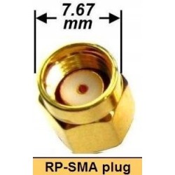 Przejście Proste adapter SMA plug na SMA Jack