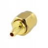 Złącze męskie do zarobienia SMA plug na przewód SMA-J-1.5 - adapter prosty