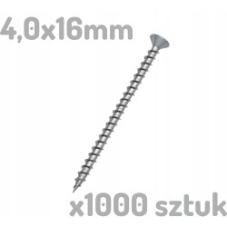 Wurth wkręt do płyty wiórowej Wupofast 4x16/11 x1000 sztuk