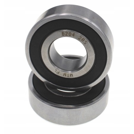 Łożysko kulkowe 6204 2RS 20x47x14 mm