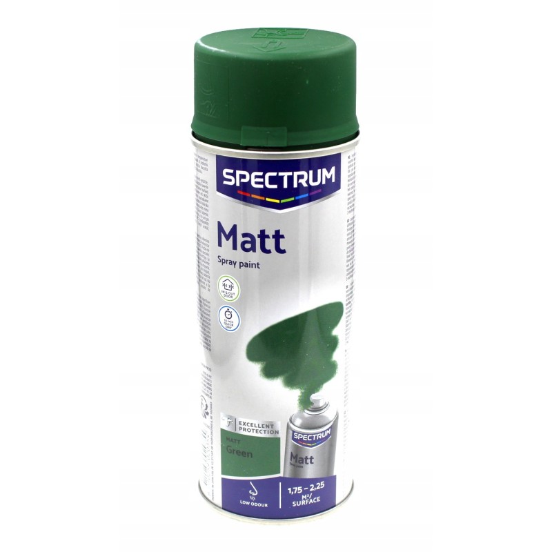 Lakier farba w sprayu ZIELONA matowa 400ml