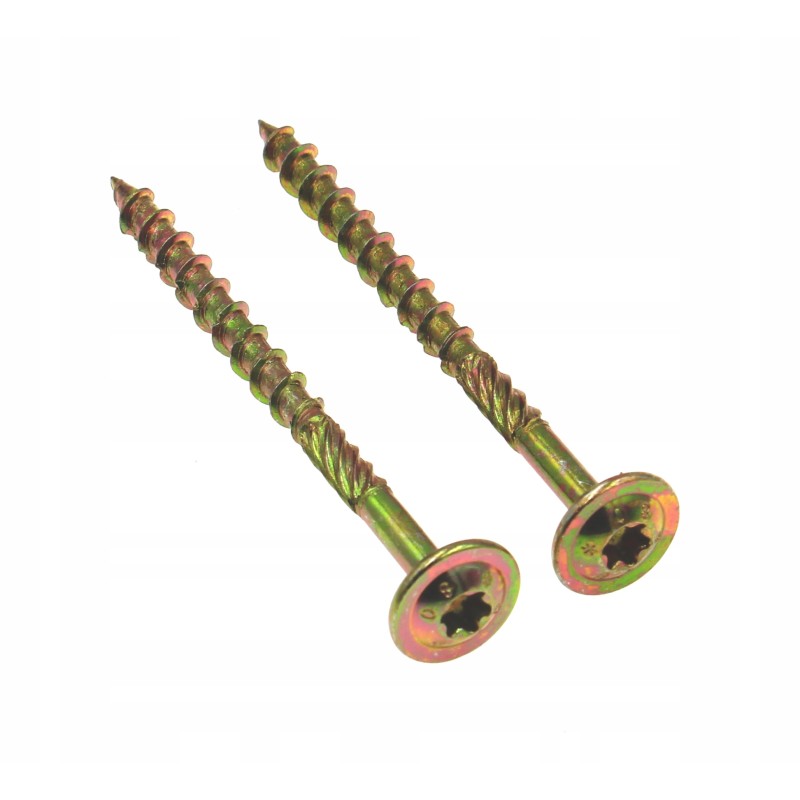 8x220 Wkręty Ciesielskie Talerzowe do Drewna TRX ZNCr+6 YL x 50 sztuk