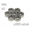 Nakrętka nierdzewna A2 M10 DIN 934 sześciokątna INOX x 100 sztuk _