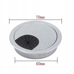 Przelotka do kabli na biurko okrągła 60mm na 70mm przepust do przewodów