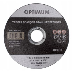 Tarcza tnąca do stali nierdzewnej Wurth 125 125x1,0x22,23 mm x 1 szt.