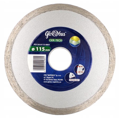 Tarcza diamentowa Globus PO130-0115-0001 115mm otwór 22,23mm