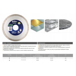Tarcza diamentowa Globus PO130-0115-0001 115mm otwór 22,23mm