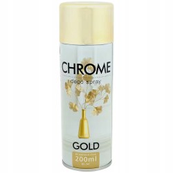 Chromowa farba w sprayu złota 200ml efekt "Gold"