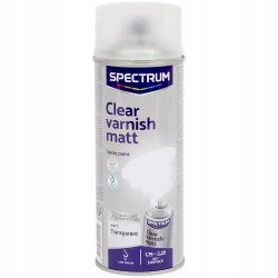 Bezbarwny matowy lakier w sprayu 400ml