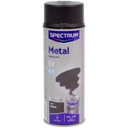 Matowa farba w sprayu do metalu czarna 400ml