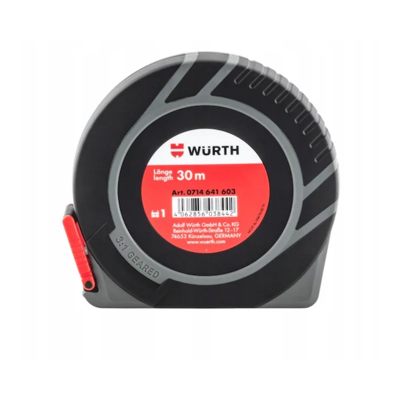 Taśma miernicza w obudowie stalowej WURTH 10M 0714641601