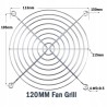 Osłona wentylatora 120mm kratka na wentylator 12cm